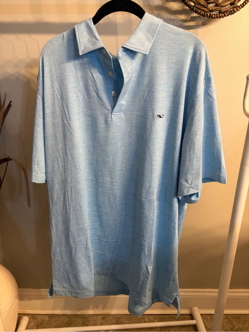 Vineyard Vines on the go sankaty Light Blue Polo size XXL